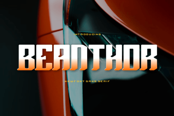 Beanthor: A Bold and Modern Font for Your Brand