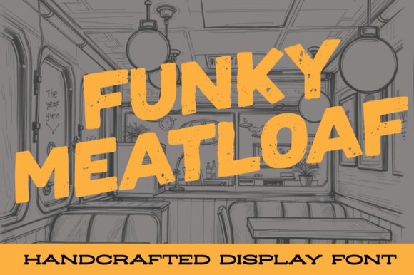 Bring Your Designs to Life with Funky Meatloaf Font