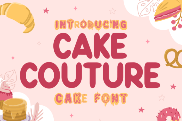 Cake Couture: A Sweet and Elegant Display Font