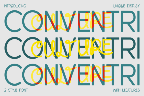 Conventri: A Modern Font for Editorial Design