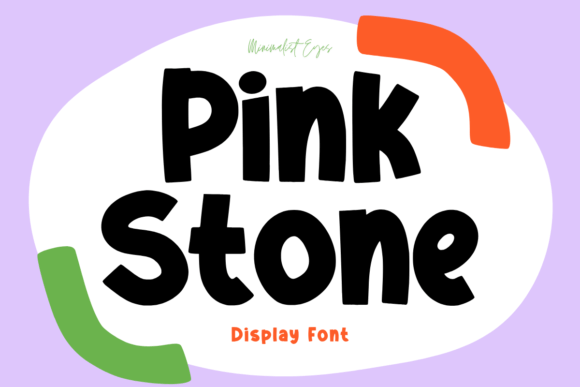 Discovering Pink Stone: A Whimsical Display Font for Editorial Design