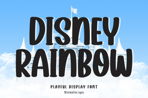 Disney Rainbow: A Bold and Fun Display Font for Your Brand