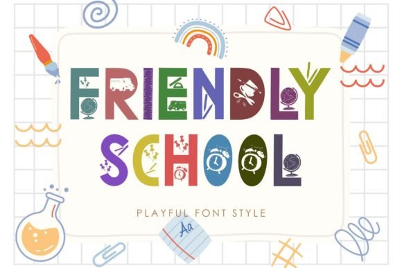Enhance Your Brand with Friendly School Font