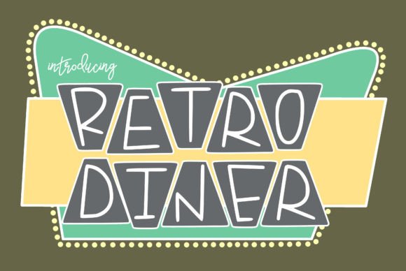Enhance Your Brand with Retro Diner: A Nostalgic Display Font