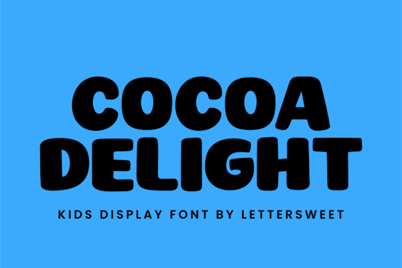 Enhance Your Editorial Design with Cocoa Delight Font