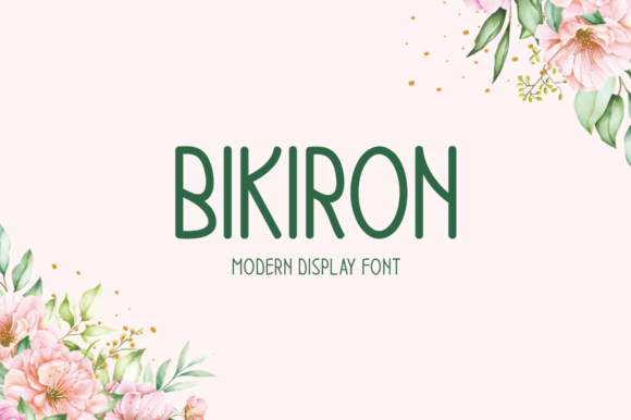 Exploring Bikiron: A Modern Display Font for Creative Branding