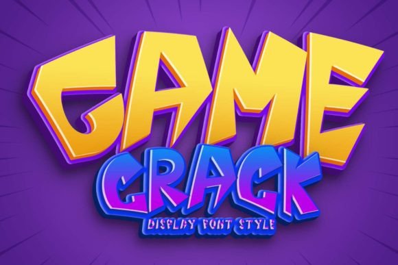 Game Crack: A Versatile Display Font for Editorial Design