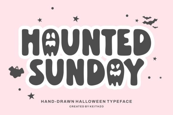 Haunted Sunday: A Charming Handwritten Display Font