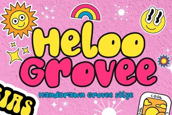 Heloo Grovee: A Groovy Display Font for Editorial Flair