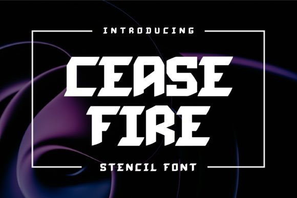 Ignite Your Web Design with Cease Fire Bold Display Font