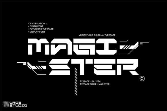 Magister: A Futuristic Font for Modern Business Branding