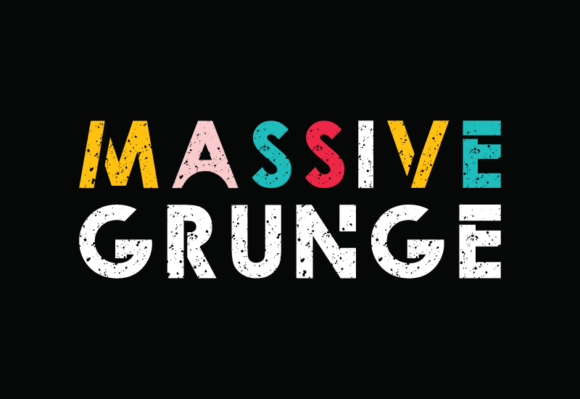 Massive Grunge: A Bold Display Font for Editorial Impact