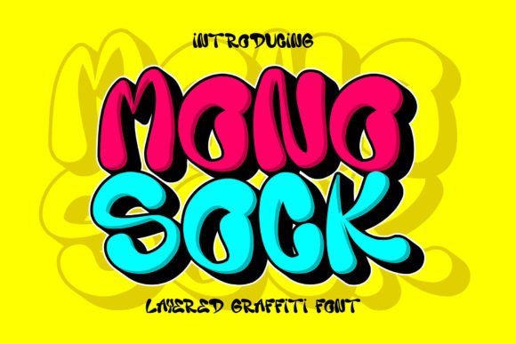 Monosock: A Bold and Creative Display Font for Your Next Project