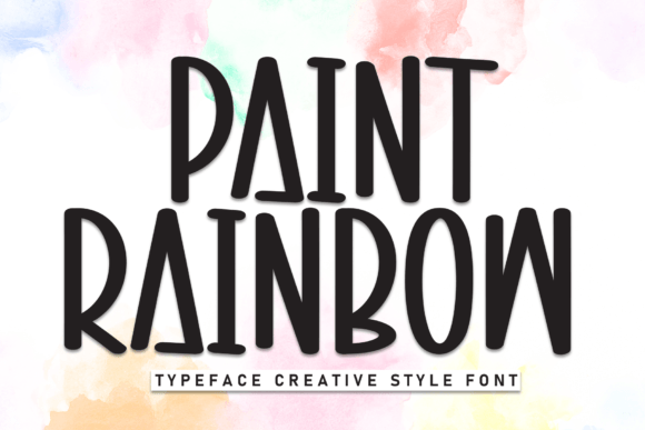 Paint Rainbow: A Vibrant Display Font for Creative Makers