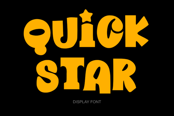 Quick Star: A Charming Font for Creative Makers