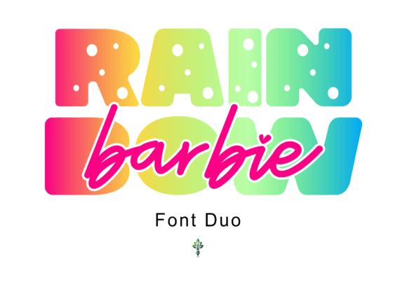 Rainbow Barbie: A Vibrant Display Font for Creative Publishing