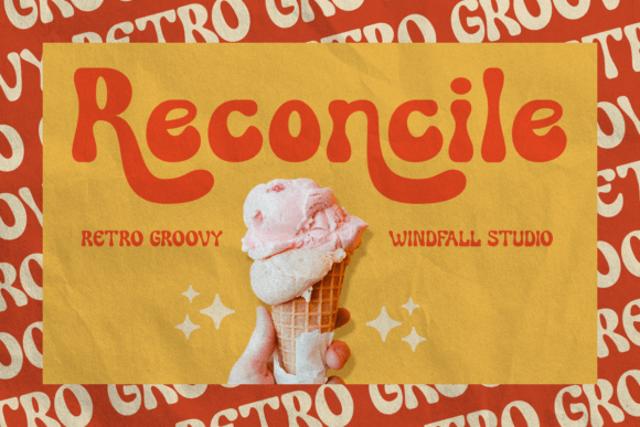 Reconcile: A Retro Groovy Font for Modern Web Design