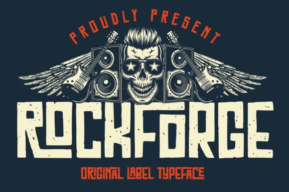 Rockforge: A Bold and Unique Display Font for Web Design