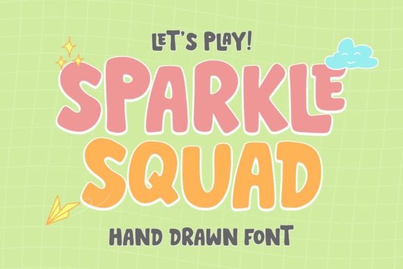 Sparkle Squad: A Playful Font for Creative Branding