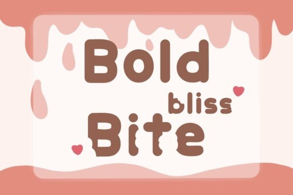 Transform Your Brand with Boldbliss Bitebliss Font