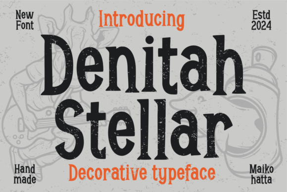 Transform Your Brand with Denitah Stellar Font