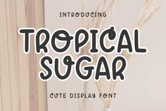 Tropical Sugar: A Playful Handwritten Font for Editorial Charm