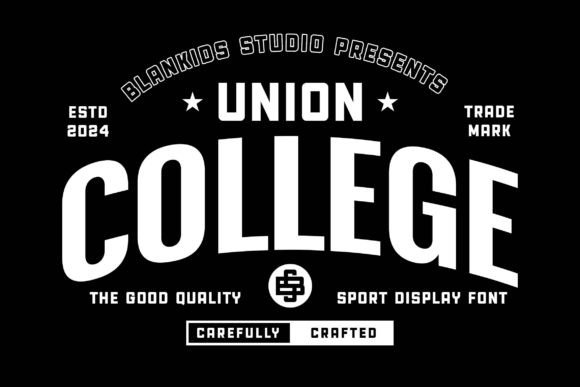 Union College: A Sporty Display Font for Modern Web Design