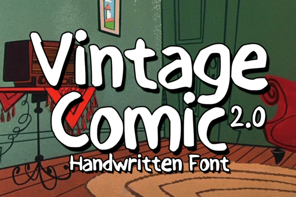 Vintage Comic 2.0: A Charming Font for Crafters and Creators